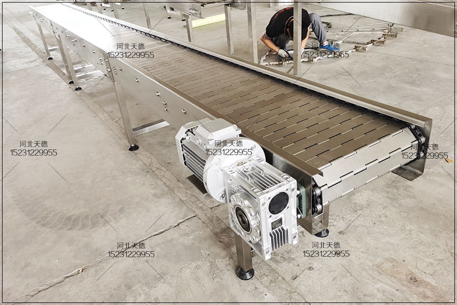 鏈板不銹鋼網(wǎng)帶輸送機